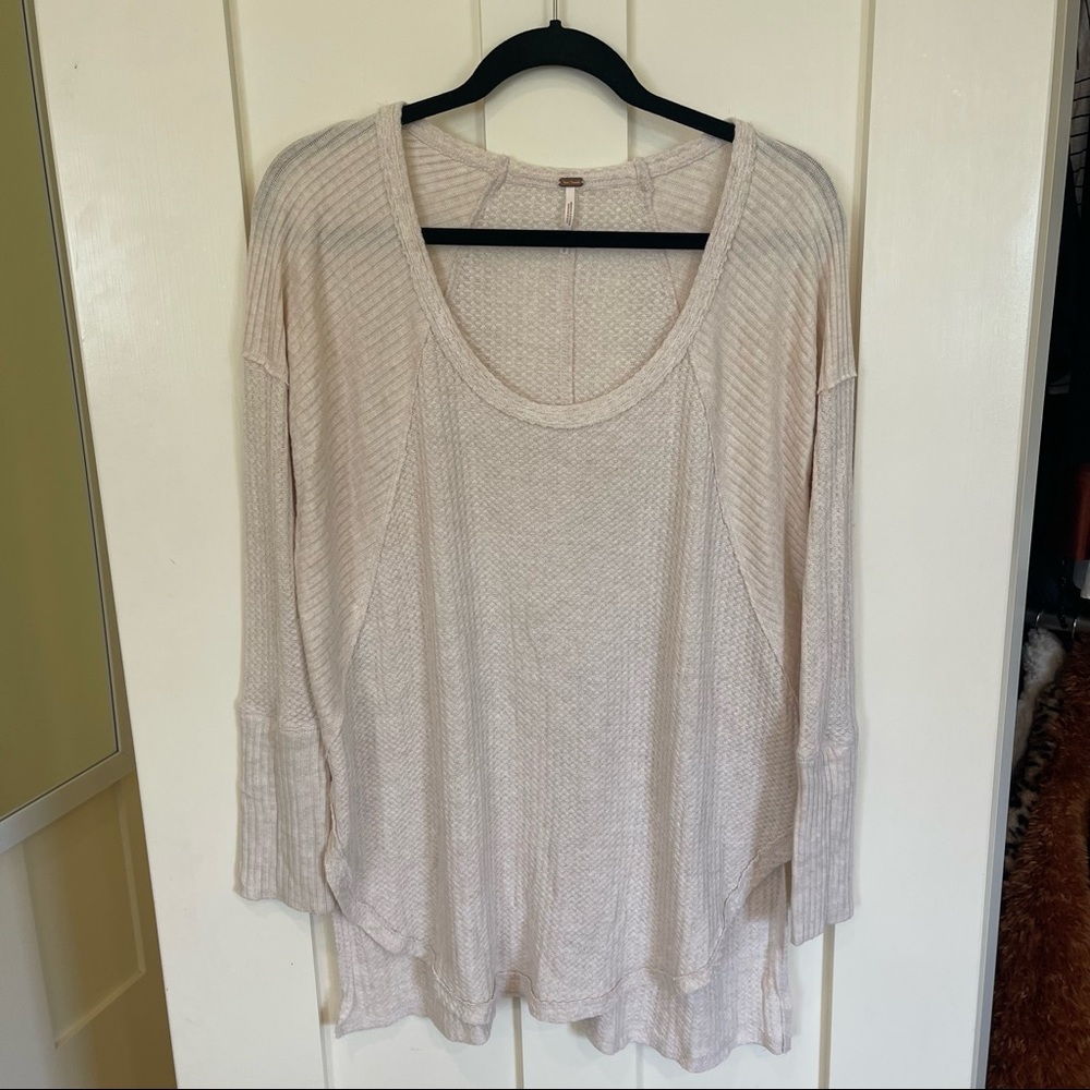 Free People Cream Long Sleeve